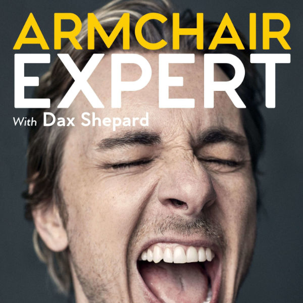 ARMCHAIR EXPERT WITH DAX SHEPARD podcast logo